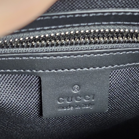 GUCCI GG Shoulder Bag With Leather Details - Picture 7 of 10